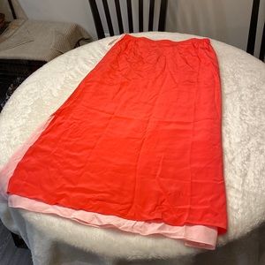 VINTAGE 100% SILK DIANE VON FURSTENBERG MAXI SKIRT